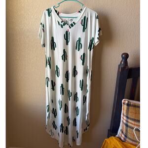 Womens Cactus print dress size Large